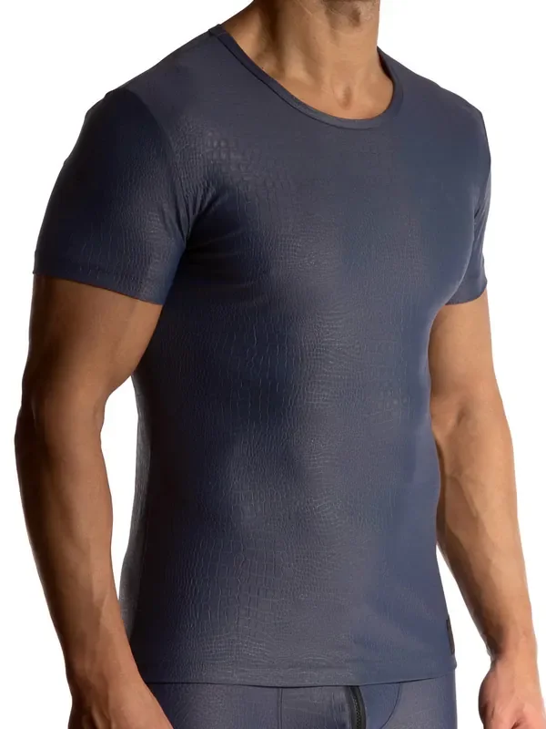 MANSTORE M2515 Casual Tee, grau