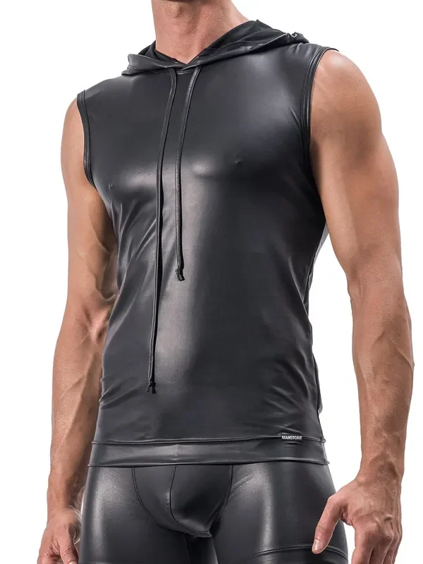 MANSTORE M510 Hoody Tanktop, schwarz