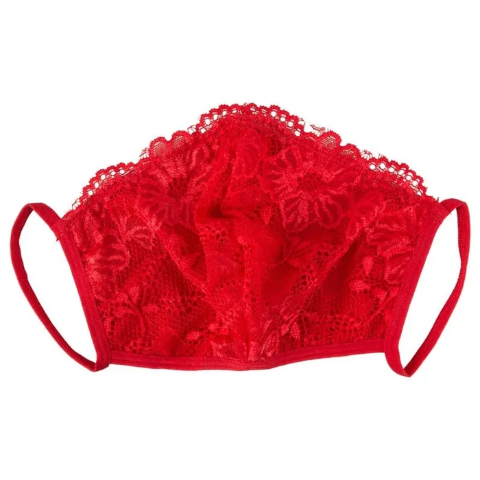 Maske mit Spitze