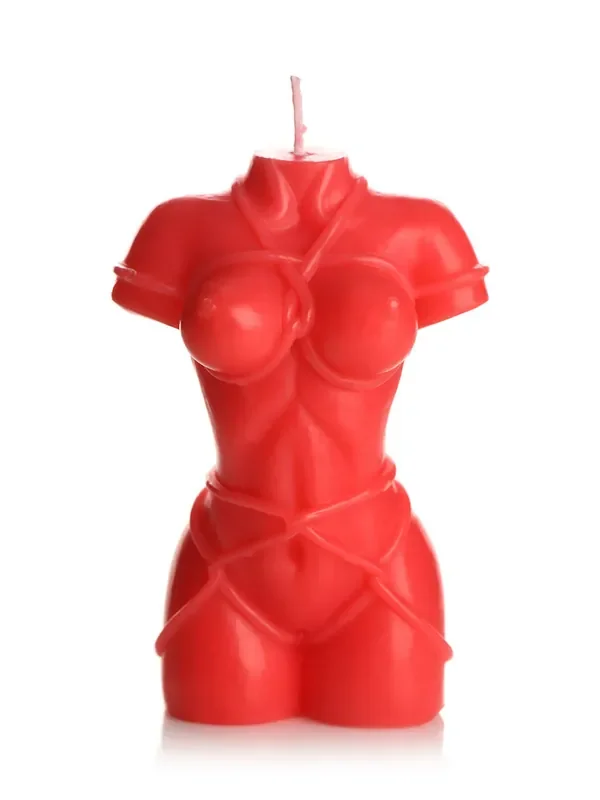 Master Serie Bound Goddess Drip Candle SM-Kerze, rot