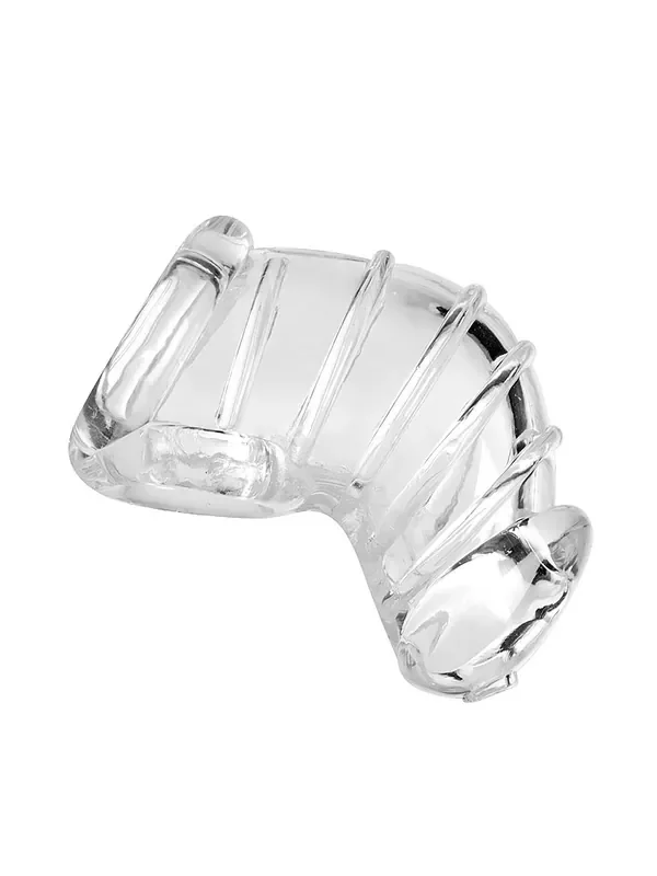 Master Series Detained Soft Body Chasity Cage Peniskäfig, transparent