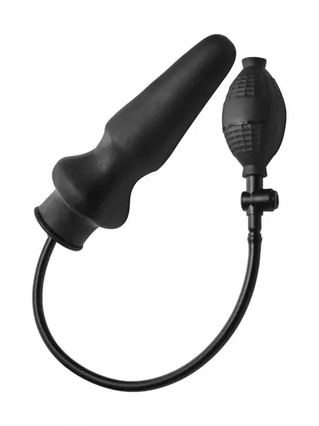 Master Series Expand XL Inflatable Anal Plug Analplug mit Pumpe, schwarz