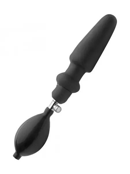 Master Series Expander Inflatable Anal Plug Analplug mit Pumpe, schwarz