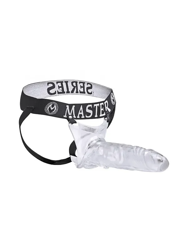 Master Series Grand Mamba XL Cock Sheath Strap-On (hohl), transparent