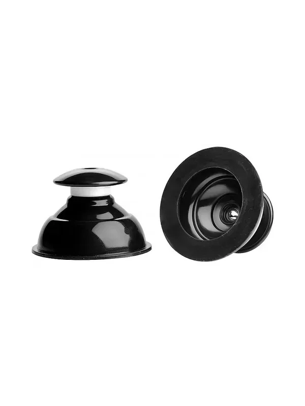 Master Series Plungers Silikon-Nippelsauger, schwarz