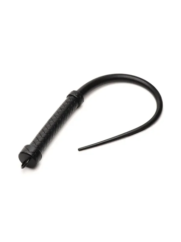 Master Series Viper Tail Silikon-Peitsche, schwarz