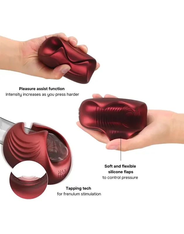 Masturbator mit Vibration und Klopffunktion