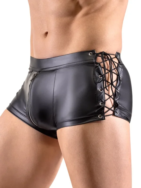 Mattlook-Zip-Pant, schwarz