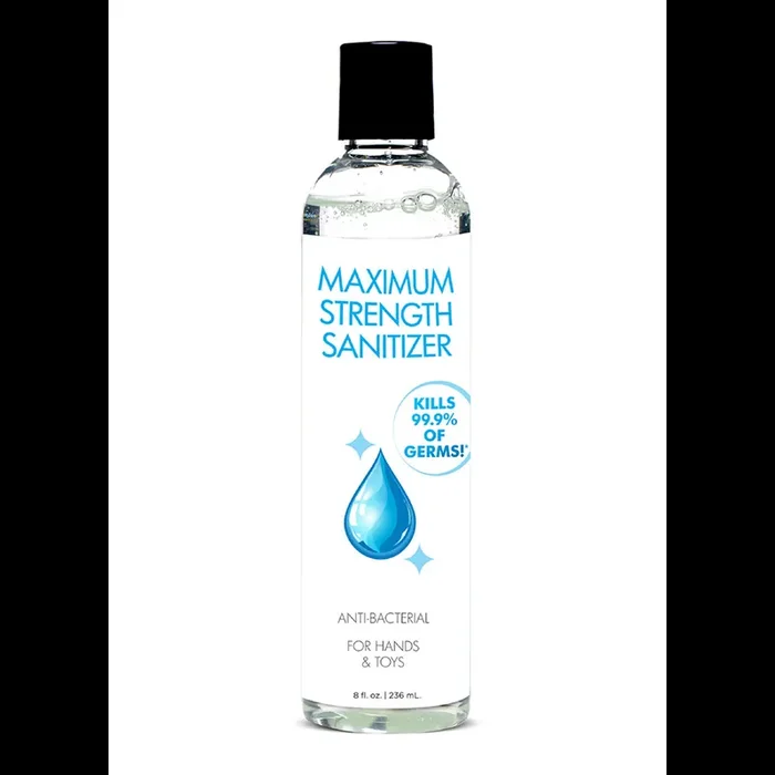 Maximum Strength Santizer for Hands and Toys – 8 fl oz / 236 ml