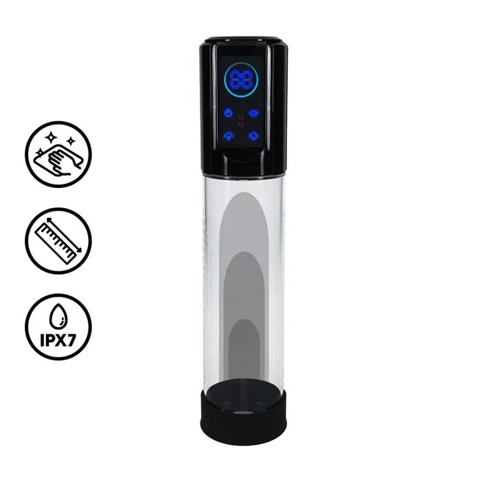 MegaLift – Automatische wasserdichte Penis-Pumpe – Schwarz