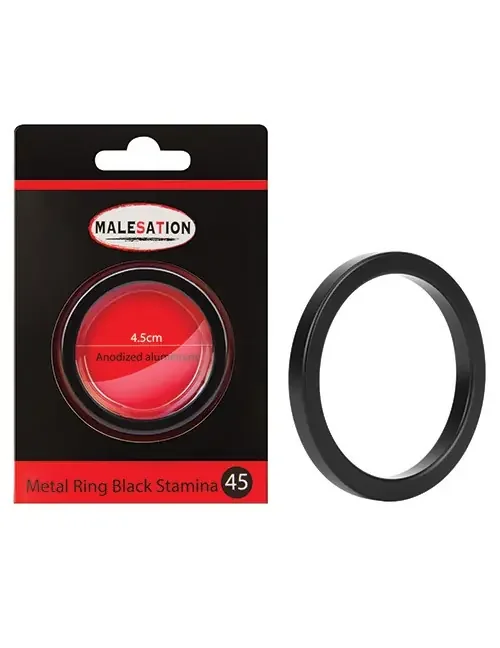 Metal Ring schwarz Stamina 45