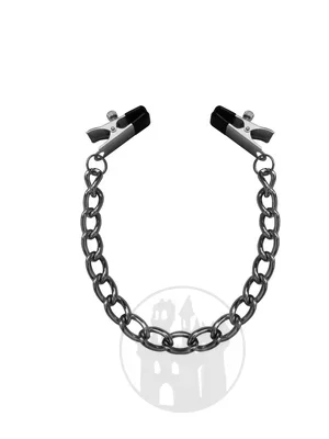 Metallabgreifklammer mit Metallkette