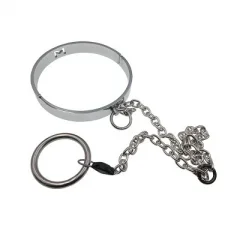 Metallhalsband mit Penisring