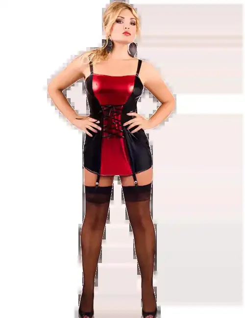 Metallic Straps- Negligee ADM1024