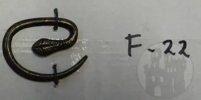 Metallspange Schlangenförmig