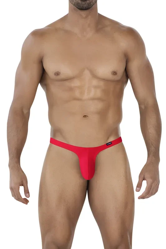 Mikro-Tanga aus weicher Mikrofaser – Scharlachrot
