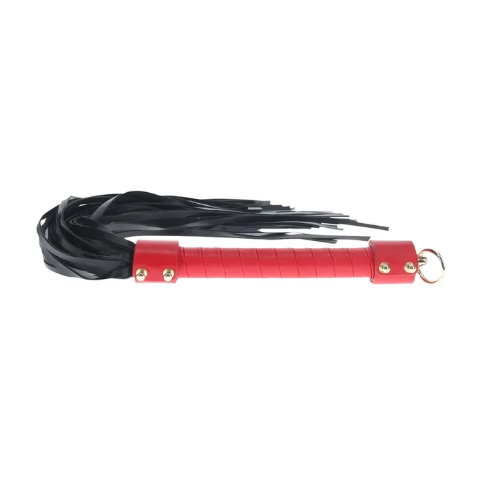 Milan Kollektion – Flogger – Schwarz/Rot