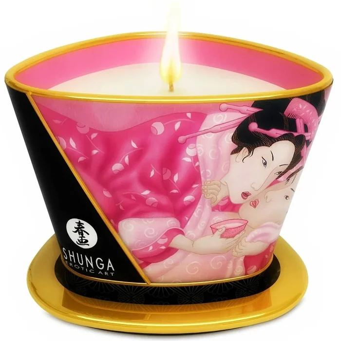 MINI CARESS VON CANDLELIGHT MASSAGE CANDLE ROSE APHRODISIA