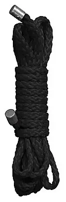 Mini Kinbaku Seil 1.5m Schwarz