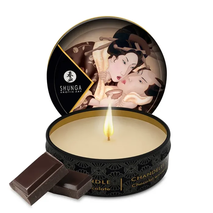 Mini Massage Candle – Intoxicating Chocolate – 1 oz / 30 ml