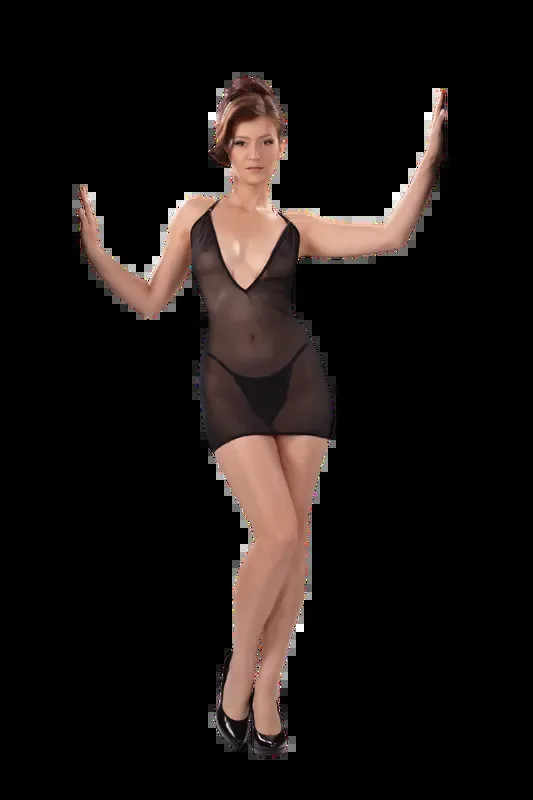 Minikleid aus zartem Tüll