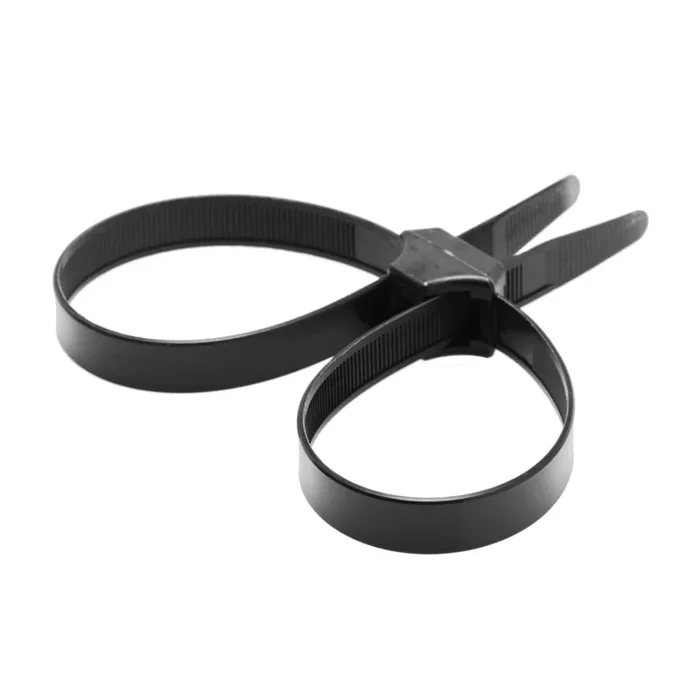 Misbehaved – Black Police Handcuffs (Tie Rips) – 5 Pieces