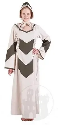Mittelalterkleid m. Kapuze