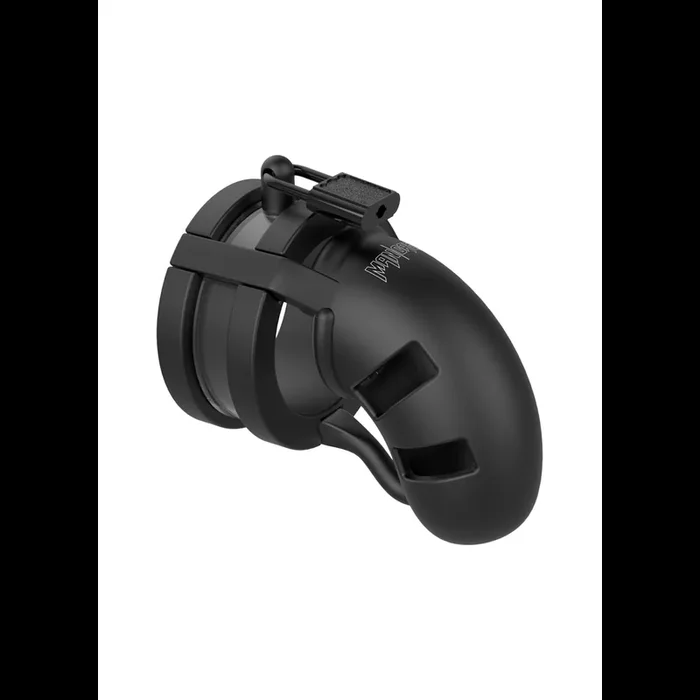 Model 18 Chastity Cock Cage with Ballsplitter – 3.5 / 9 cm