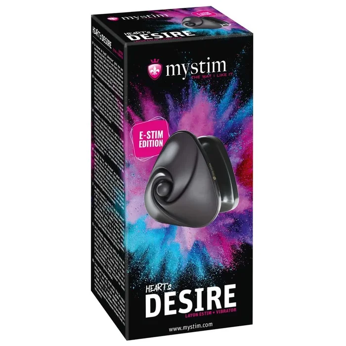 Mystim »Heart’s Desire – Black Edition« Vibrator + Estim