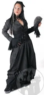 Nadelstreifenkleid ‚Dark Bussiness‘