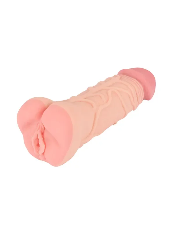Nature Skin 2in1 Extension + Masturbator Masturbator mit Sleeve-Funktion, haut