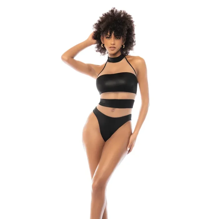 Neckholder-Body – S – Nude/Schwarz