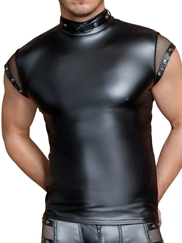 NEK Wetlook-Shirt, schwarz