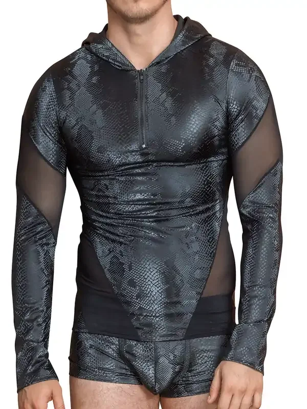 NEK Wetlook Snake Longsleeve, schwarz