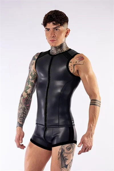 Neopren Top Schwarz