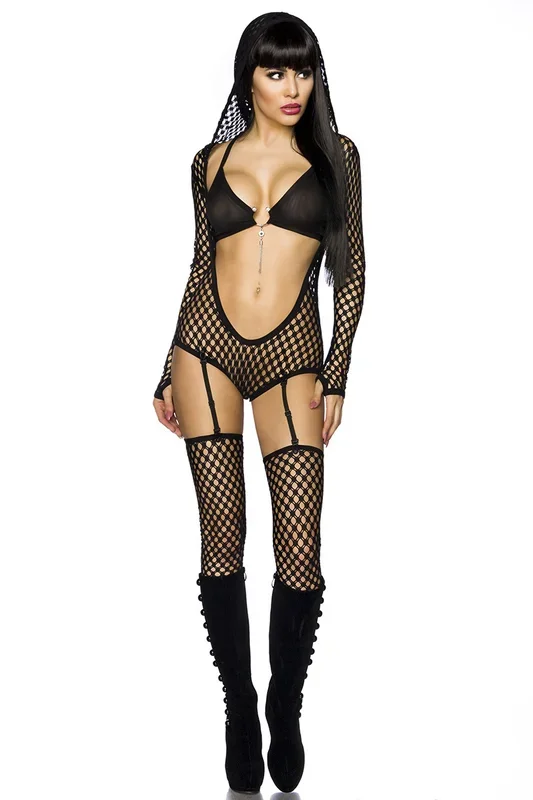Netz-Outfit