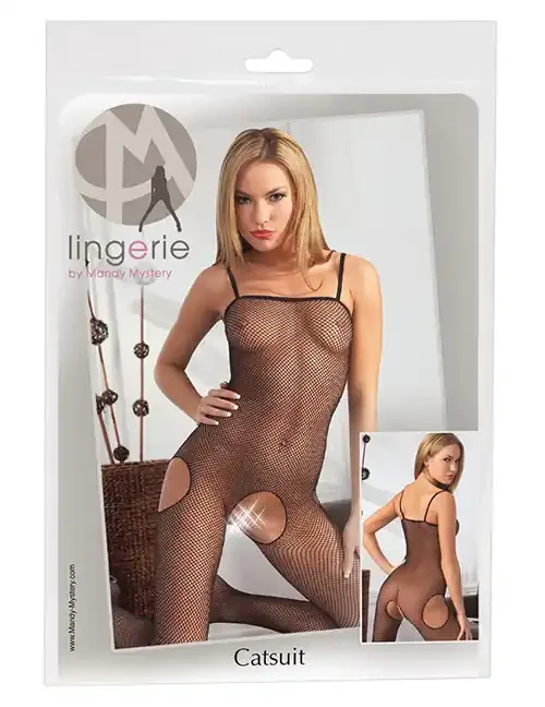 Netzcatsuit schwarz