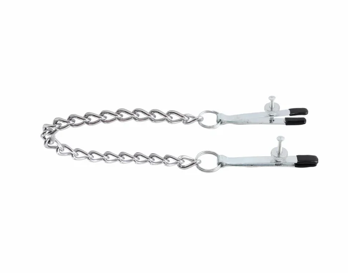 Nippel und Vagina Klammern mit Kette ‚Absolute Prof‘ 3mm