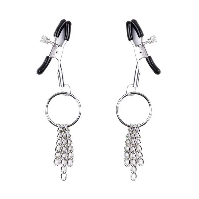Nippelklemmen mit Metallkettchen