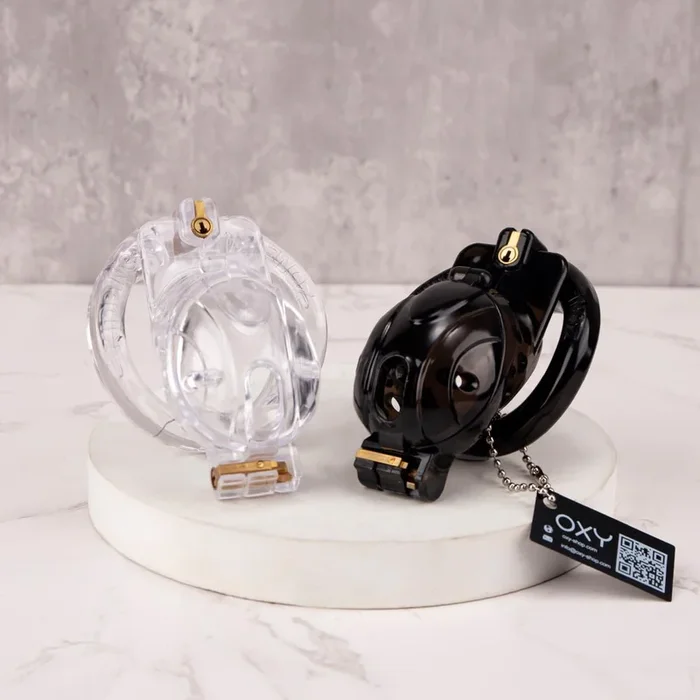 No-Pee Chastity Cage / Interchangeable cage tubes