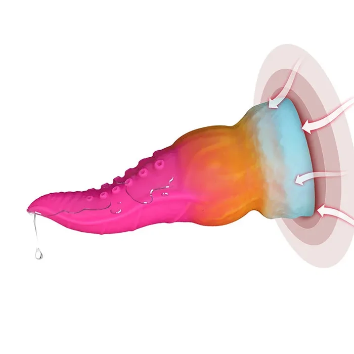 Octopus Tentacle Fantasy Dildo für tiefes Vergnügen