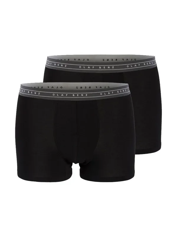 Olaf Benz RED1010 Boxerpant 2er Pack, schwarz