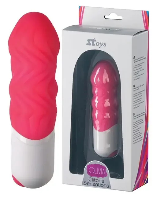 Olivia Silicone-Vibrator hell-rot