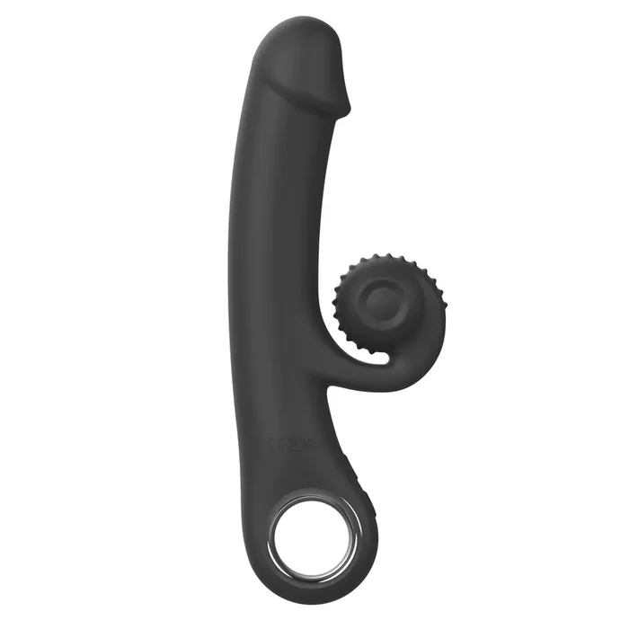 Online Only – Double Lust – Flexibler Snail Vibrator – Schwarz
