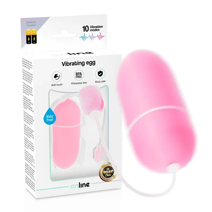 ONLINE WASSERDICHTES VIBRIERENDES EI – PINK