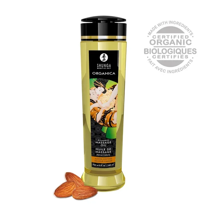Organica Massage Oil – Almond Sweetness – 8 fl oz / 240 ml