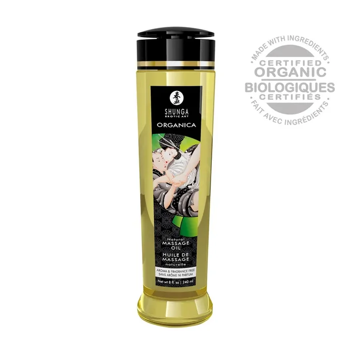 Organica Massage Oil – Natural – 8 fl oz / 240 ml