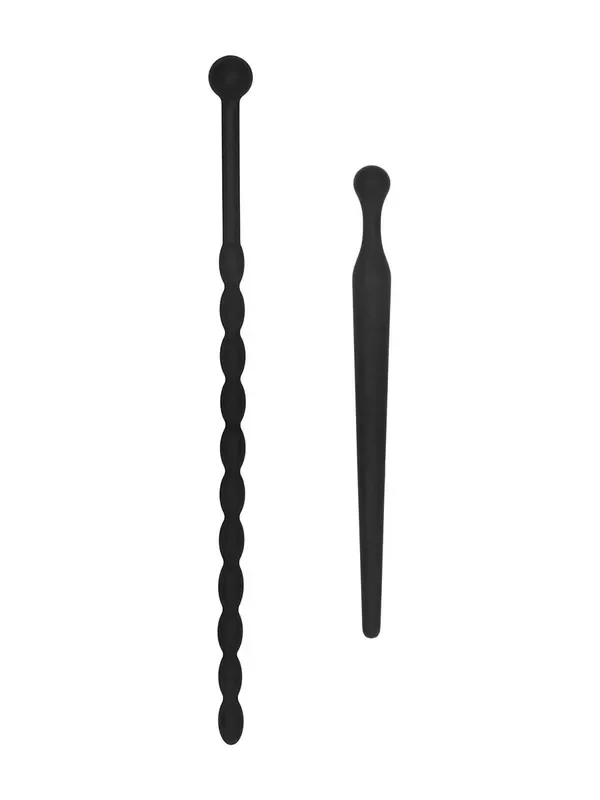 Ouch! Beginners Silicone Plug Dilator-Set 2-teilig, schwarz