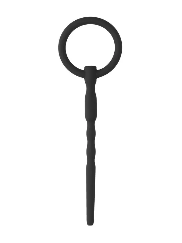 Ouch! Silicone Plug 3 Silikon-Penisplug, schwarz