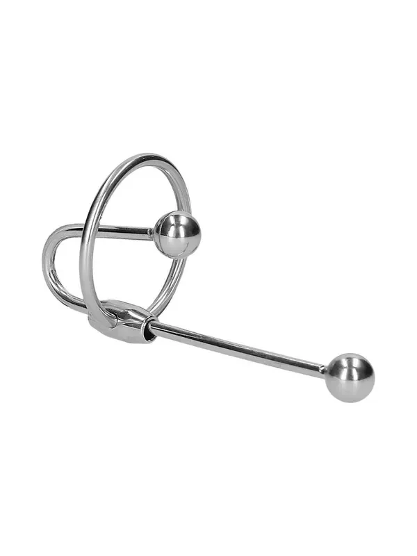 Ouch! Stainless Steel Plug with Ring 10 Edelstahl-Penisplug